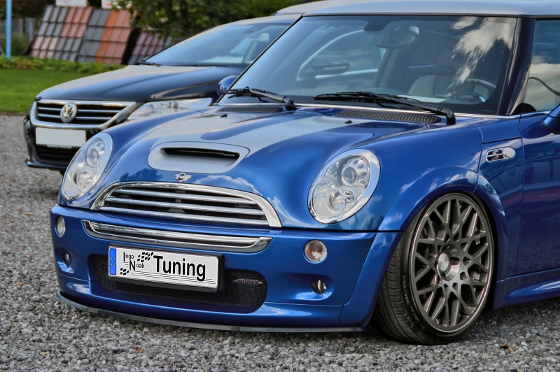 CUP Frontspoilerlippe ABS Mini Cooper R50/R52/R53 Bj.:2001-2006 Schwarz Glanz