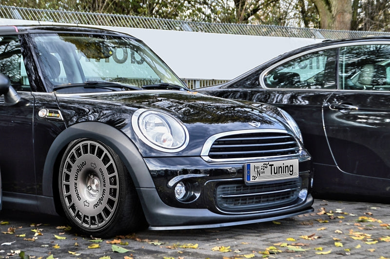 CUP Frontspoilerlippe ABS Mini Cooper R56 Ab Bj.: 2006-14 Schwarz Matt