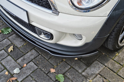 CUP Frontspoilerlippe ABS Mini Cooper R57 Ab Bj.: 2006-14 Schwarz Glanz