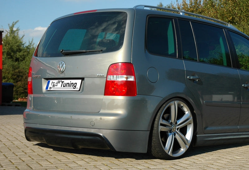 Heckansatz R-Look Volkswagen Touran, 1T Bj.: 2003-2006 Schwarz Matt