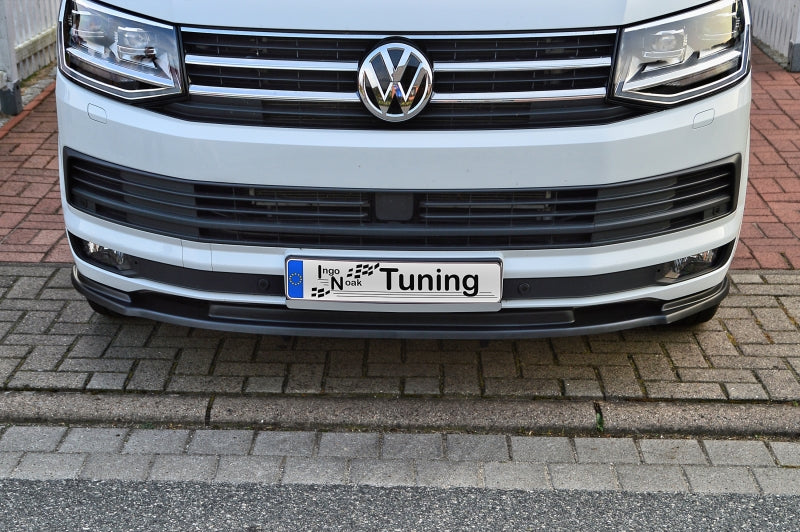CUP Frontspoilerlippe ABS Volkswagen Bus T6 ab Bj.: 2015- Schwarz Glanz