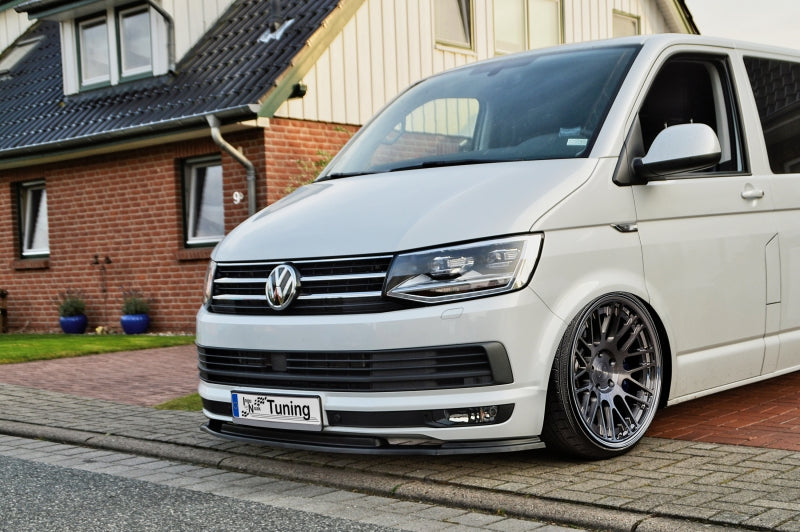 CUP Frontspoilerlippe ABS Volkswagen Bus T6 ab Bj.: 2015- Schwarz Glanz