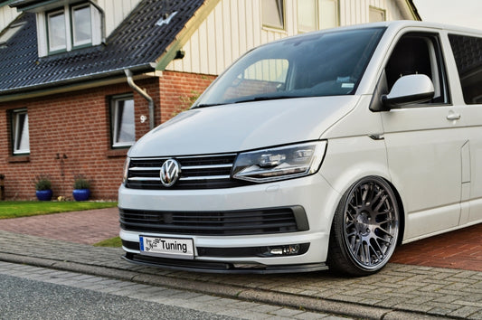 CUP Frontspoilerlippe ABS Volkswagen Bus T6 ab Bj.: 2015- Schwarz Matt