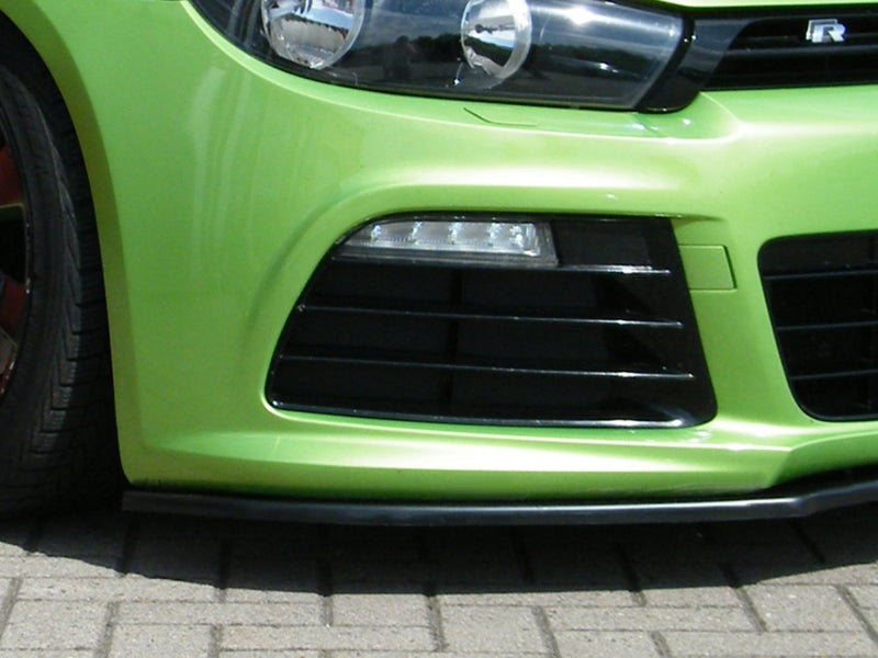 CUP Frontspoilerlippe ABS Volkswagen Scirocco R 3 Typ 13 Schwarz Glanz