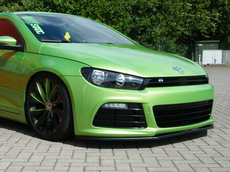 CUP Frontspoilerlippe ABS Volkswagen Scirocco R 3 Typ 13 Schwarz Matt