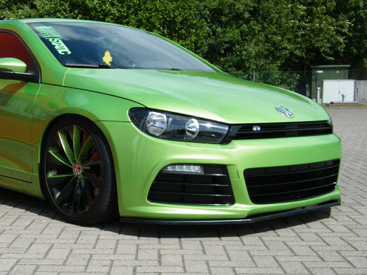 CUP Frontspoilerlippe ABS Volkswagen Scirocco R 3 Typ 13 Schwarz Matt