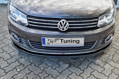 CUP Frontspoilerlippe ABS Volkswagen Eos 2010-2015 Schwarz Glanz