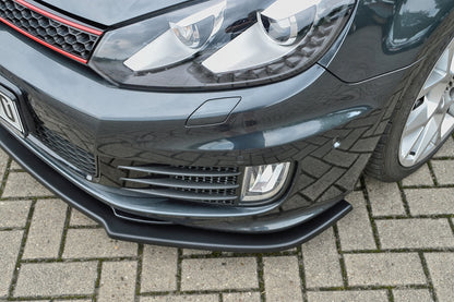 Gefräster Heckansatz Volkswagen Golf 6, Edition 35, Typ.1K Schwarz Matt