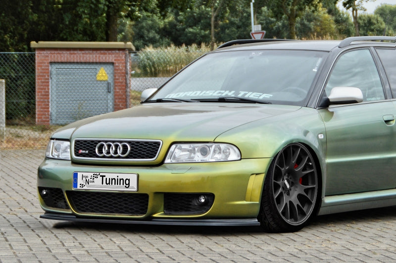 CUP Frontspoilerlippe ABS Audi RS4, B5 Bj.: 1999-2001 Schwarz Matt