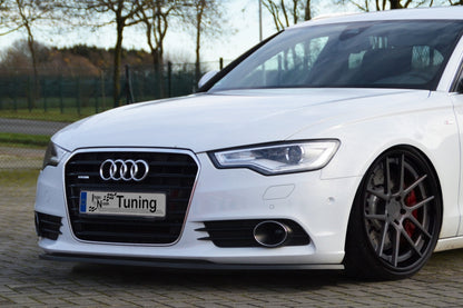 CUP Frontspoilerlippe ABS Audi A6 4G, C7 Bj.: 2010-2014 Schwarz Matt