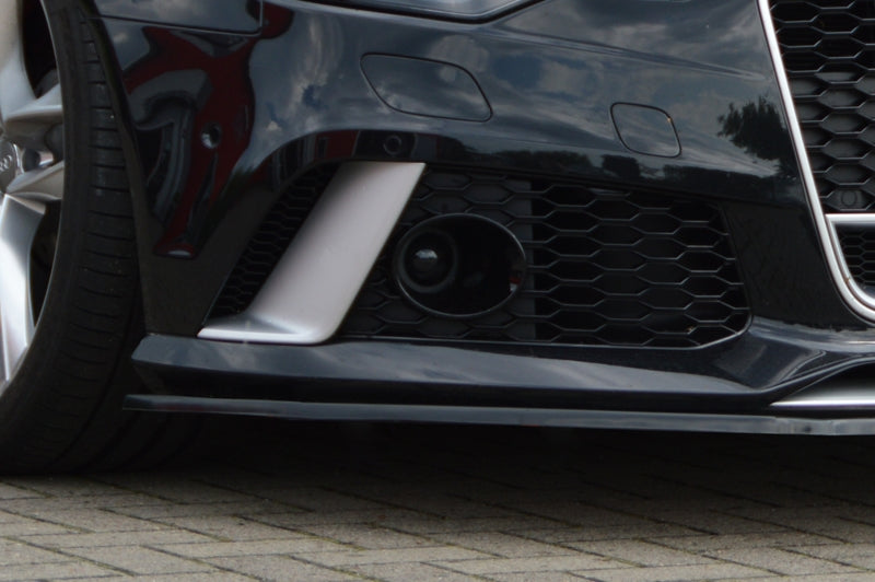 CUP Frontspoilerlippe ABS Audi RS6,4G, C7 ab Bj.: 2013 - Schwarz Matt