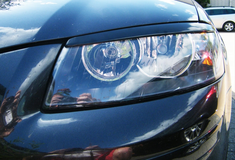Scheinwerferblenden Audi A3, Sportback, 8PA Bj.: 2004-2008 Schwarz Matt
