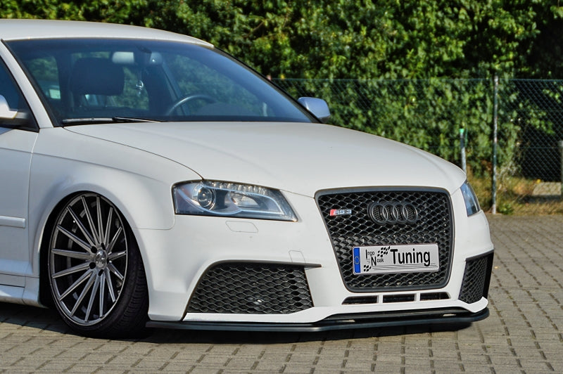 CUP Frontspoilerlippe ABS Audi RS3, 8PA Bj.: 2011-2012 Schwarz Matt