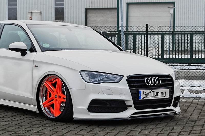CUP Frontspoilerlippe ABS Audi A3, 8V, S-Line + S3, Limousine Carbon