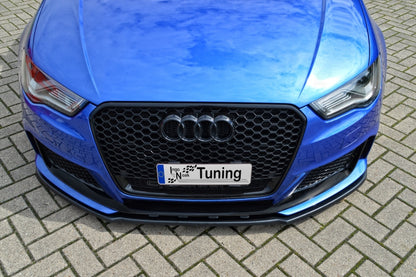 CUP Frontspoilerlippe ABS Audi RS3, 8VA Bj.: 2015 – 2017 Schwarz Matt