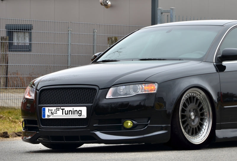 Frontansatz ABS inkl. Gittersatz Audi A4 / B7 Bj.:2004-2008 Schwarz Matt