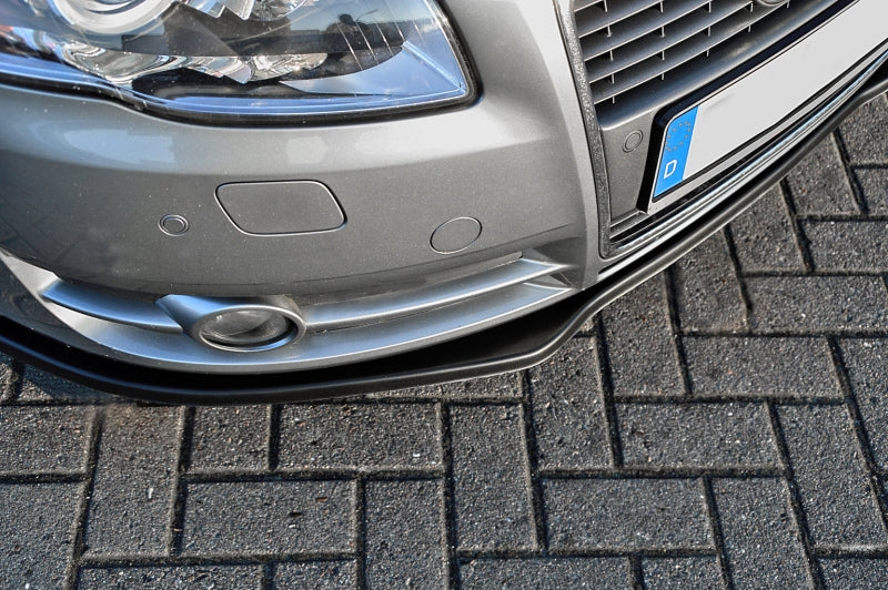 CUP Frontspoilerlippe ABS Audi A4 / B7 Bj.:2004-2008 Schwarz Glanz