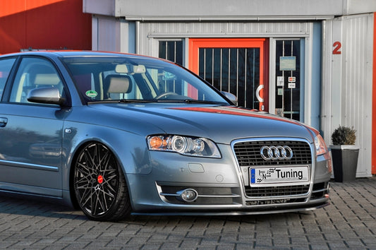 CUP Frontspoilerlippe ABS Audi A4 / B7 Bj.:2004-2008 Schwarz Glanz
