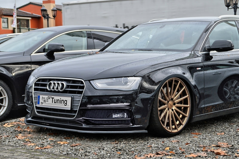 CUP Frontspoilerlippe ABS Audi A4 / B8 Facelift S-Line Schwarz Matt