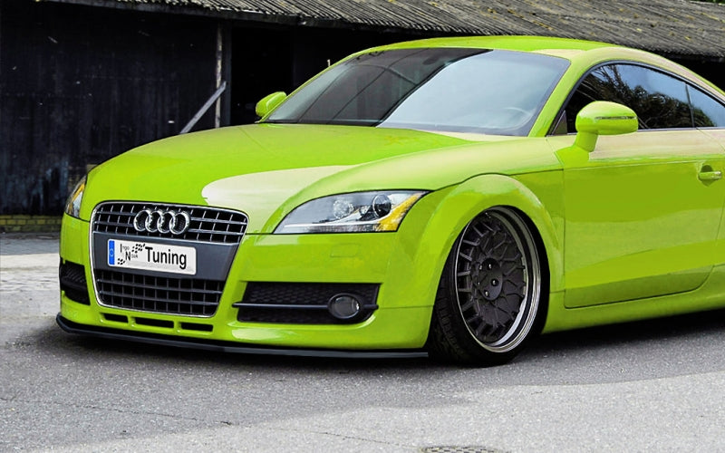 CUP Frontspoilerlippe ABS Audi TT 8J Ab Bj.: 2006- Schwarz Glanz