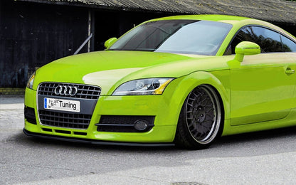 CUP Frontspoilerlippe ABS Audi TT 8J Ab Bj.: 2006- Schwarz Glanz