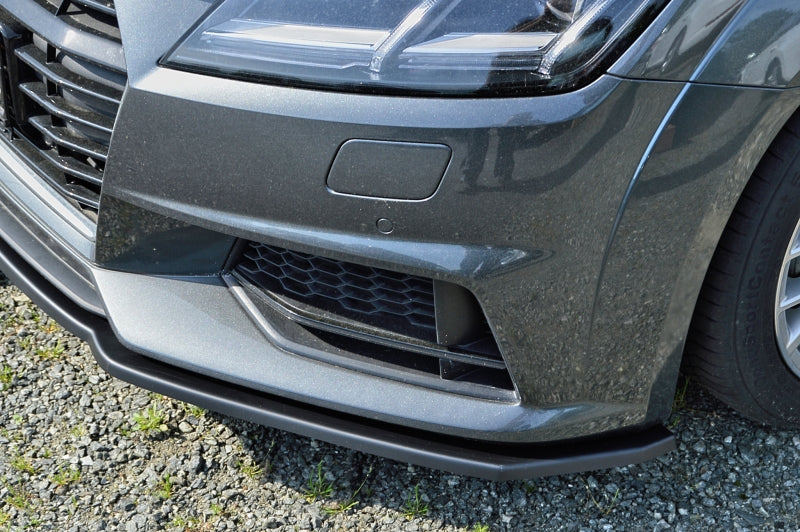 CUP Frontspoilerlippe ABS Audi TT 8S Bj.: 2014-2018 Schwarz Glanz