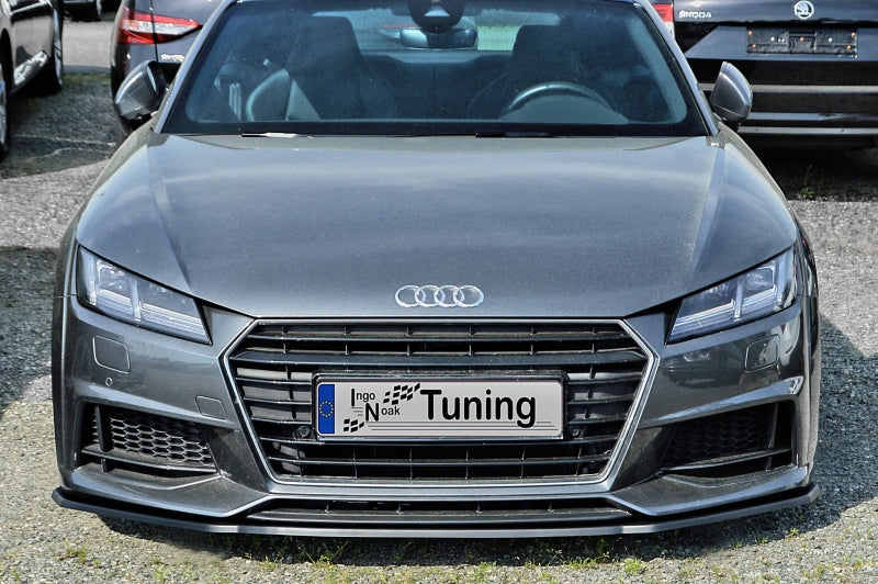 CUP Frontspoilerlippe ABS Audi TT 8S Bj.: 2014-2018 Schwarz Glanz