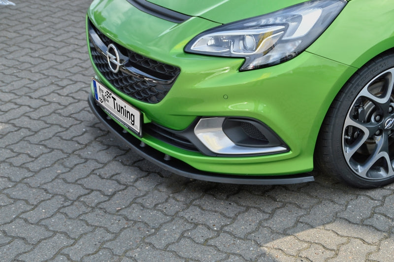 CUP Frontspoilerlippe ABS Opel Corsa E OPC ab Bj.: 2014- Schwarz Matt