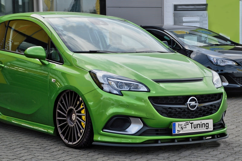 CUP Frontspoilerlippe ABS Opel Corsa E OPC ab Bj.: 2014- Schwarz Matt