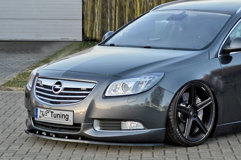 CUP Frontspoilerlippe ABS Opel Insignia ab Bj.: 2008-2013 Schwarz Glanz