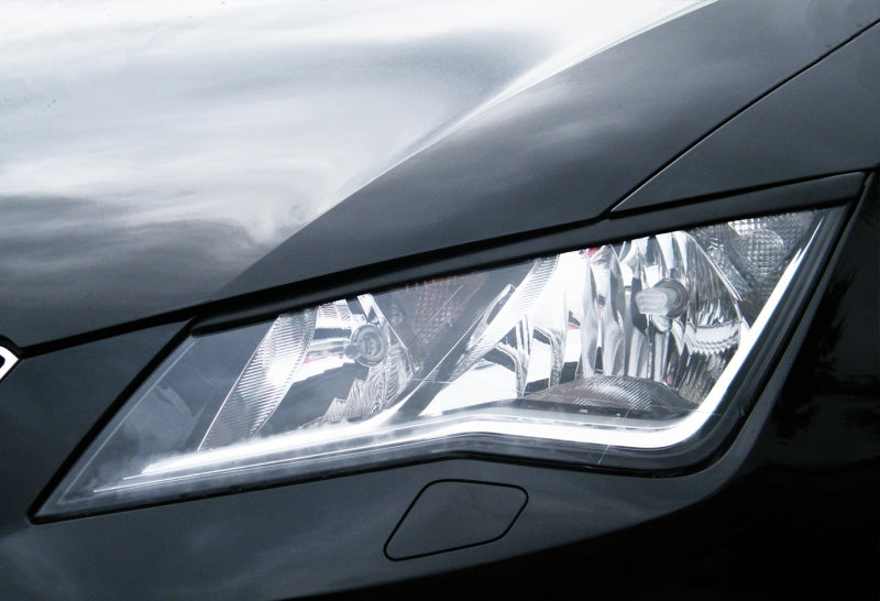 Scheinwerferblenden Seat Leon 3, 5F Bj.: 2012-2016 Schwarz Matt