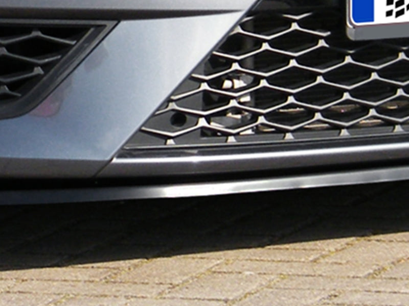 CUP Frontspoilerlippe ABS Seat Leon 3, 5F ab Bj.: 2013- Schwarz Matt