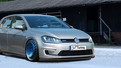 CUP Frontspoilerlippe ABS Volkswagen Golf 7 GTE, Typ AU Schwarz Glanz