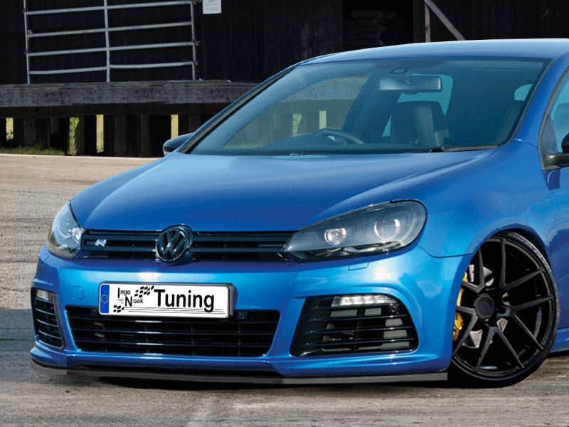 CUP Frontspoilerlippe ABS Volkswagen Golf 6R, Typ 1K Schwarz Glanz