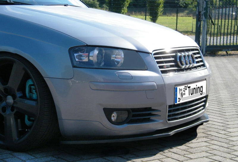 CUP Frontspoilerlippe ABS Audi A3 8P Bj.: 2003-2008 Schwarz Glanz