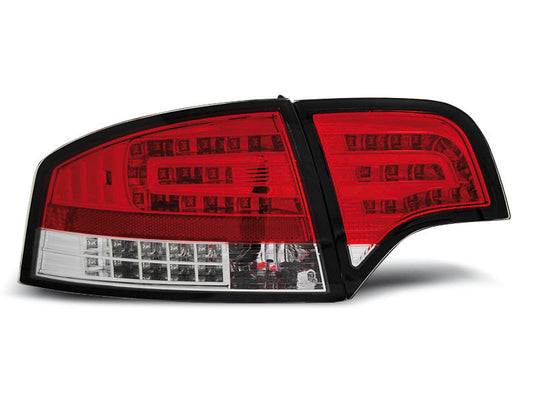 Tuning-Tec LED Rückleuchten für Audi A4 B7 (8E) Limousine 04-08 rot/klar