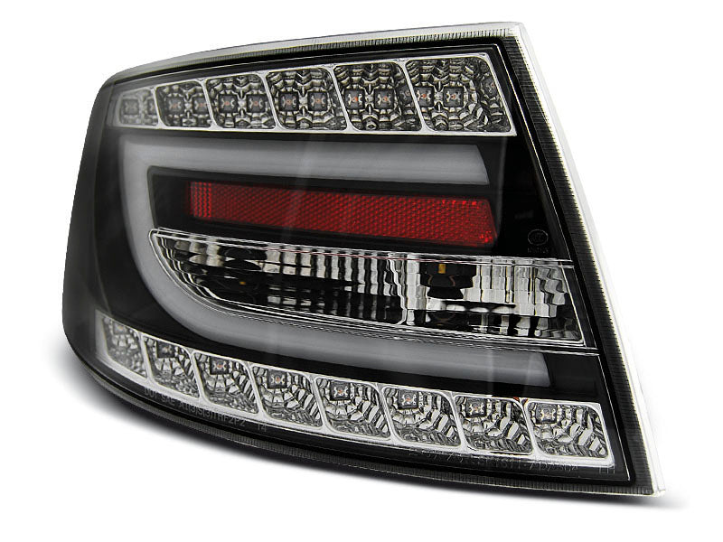 Tuning-Tec LED Lightbar Rückleuchten für Audi A6 4F (C6) 04-08 Limousine schwarz (7Pin)