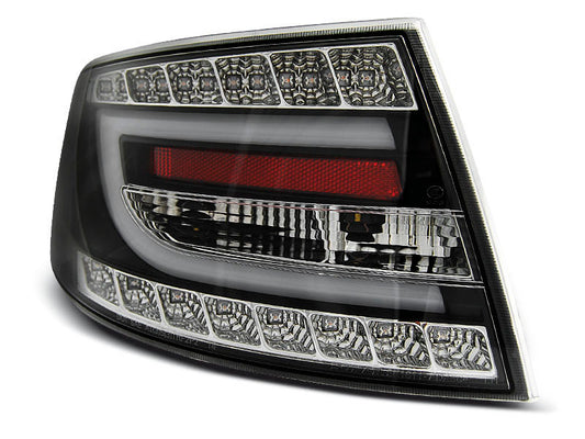 Tuning-Tec LED Lightbar Rückleuchten für Audi A6 4F (C6) 04-08 Limousine schwarz (7Pin)
