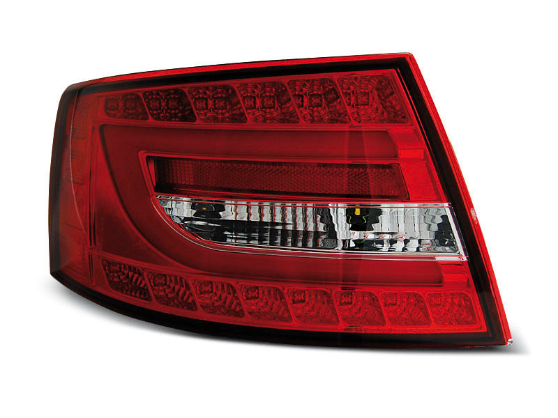 Tuning-Tec LED Lightbar Rückleuchten für Audi A6 4F (C6) 04-08 Limousine rot/klar (7Pin)