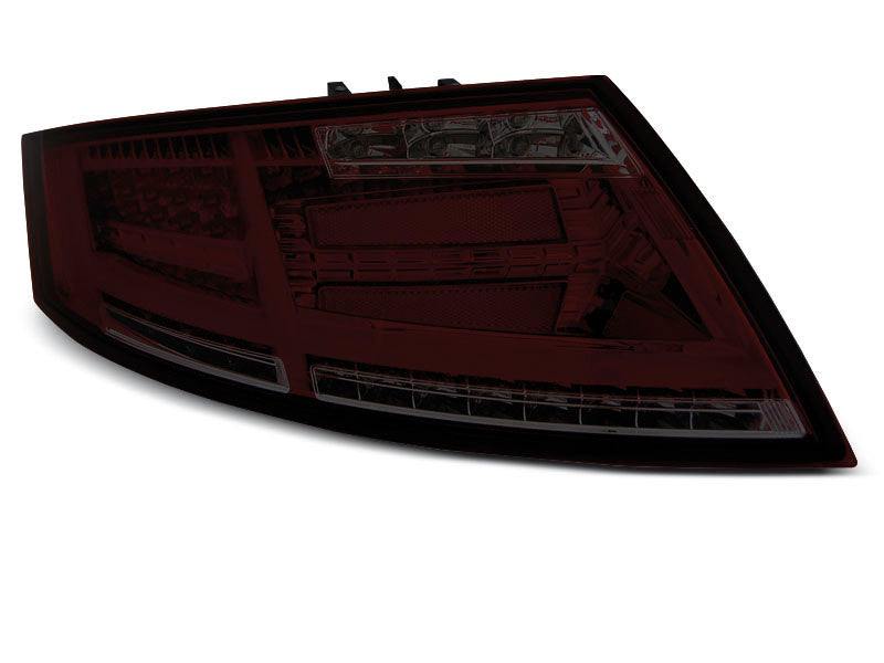 Tuning-Tec Voll LED Lightbar Rückleuchten für Audi TT 8J 06-14 rot/rauch mit dynamischem Blinker