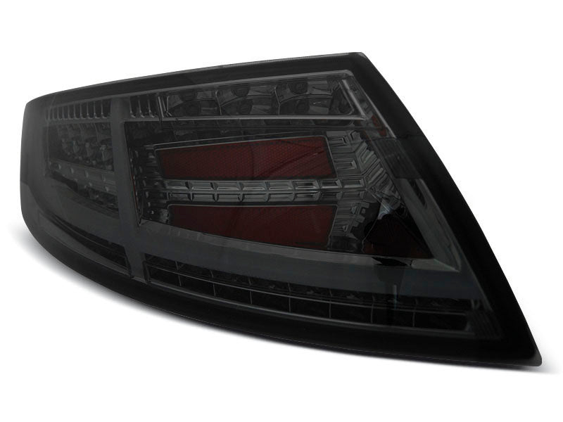 Tuning-Tec Voll LED Lightbar Rückleuchten für Audi TT 8J 06-14 schwarz/rauch mit dynamischem Blinker