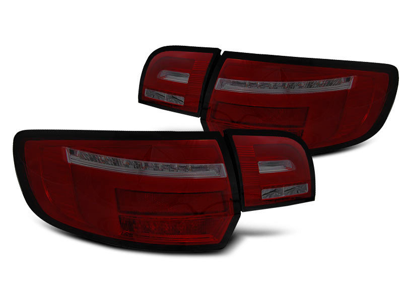 Tuning-Tec Voll LED Lightbar Rückleuchten für Audi A3 8P Sportback 04-08 rot/rauch mit dynamischem Blinker