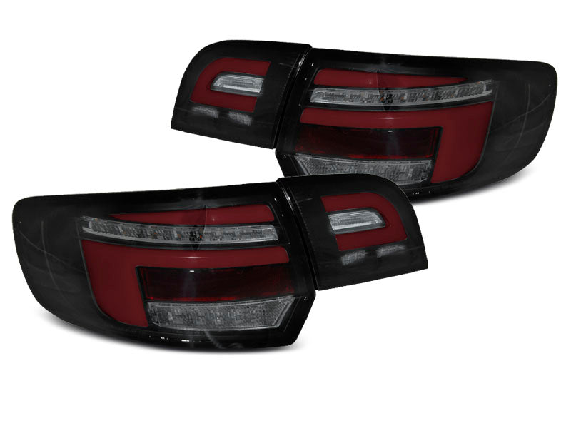 Tuning-Tec Voll LED Lightbar Rückleuchten für Audi A3 8P Sportback 04-08 schwarz mit dynamischem Blinker
