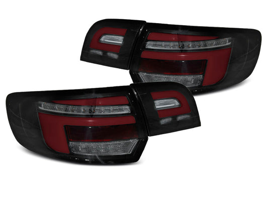 Tuning-Tec Voll LED Lightbar Rückleuchten für Audi A3 8P Sportback 04-08 schwarz mit dynamischem Blinker