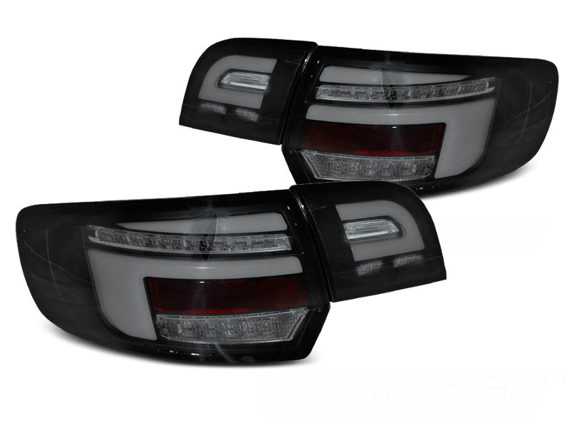 Tuning-Tec Voll LED Lightbar Rückleuchten für Audi A3 8P Sportback 08-12 schwarz mit dynamischem Blinker