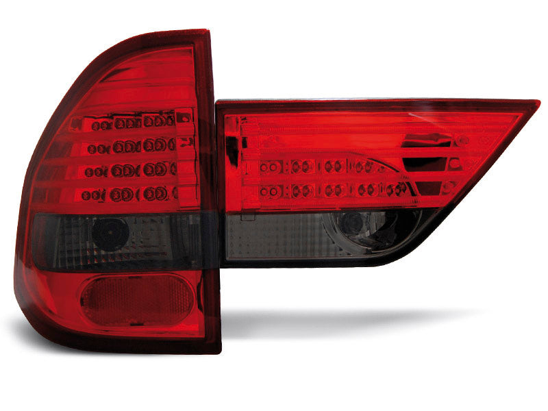 Tuning-Tec LED Rückleuchten für BMW X3 E83 01-06 rot/rauch