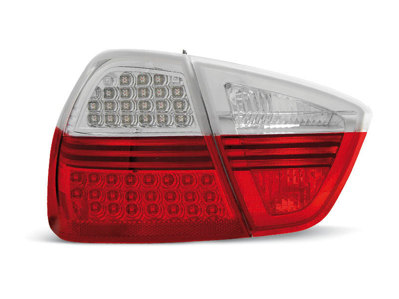 Tuning-Tec LED Lightbar Rückleuchten für BMW 3er E90 05-08 rot/klar