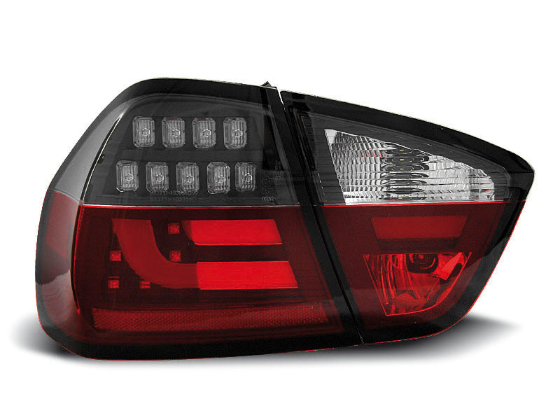 Tuning-Tec LED Lightbar Rückleuchten für BMW 3er E90 05-08 rot/klar