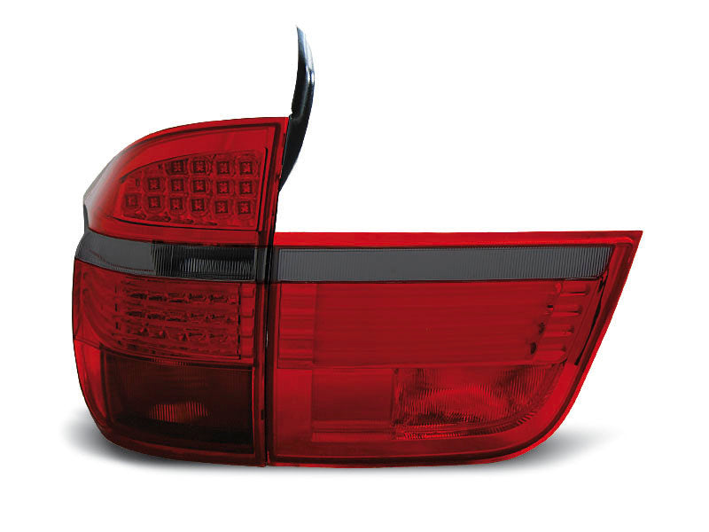 Tuning-Tec LED Rückleuchten für BMW X5 E70 07-10 rot/rauch