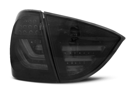 Tuning-Tec LED Lightbar Rückleuchten für BMW 3er E91 Touring 05-08 schwarz/rauch